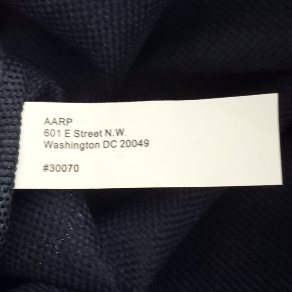 New AARP Classic Courier Organizer Bag Blue Denim Look Adj Shoulder Strap - Picture 6 of 6